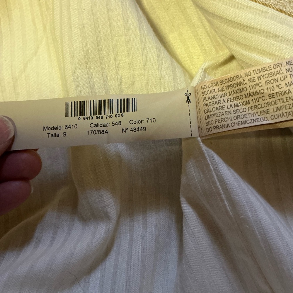 Massimo Dutti Cream Textured Button-Front Coat View 4